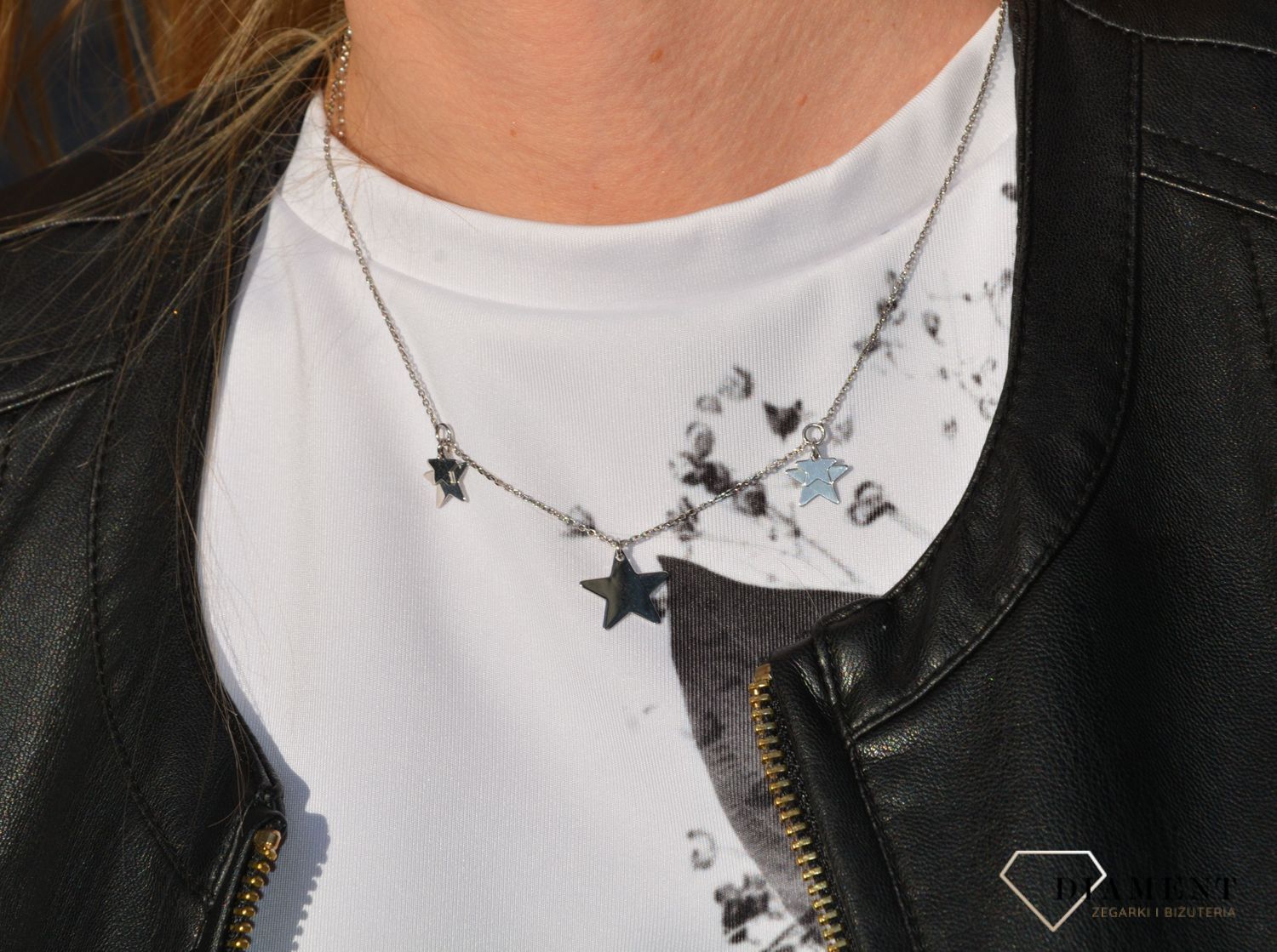 Naszyjnik srebrny damski celebrytka gwiazdki srebro rodowane C RM 20416 075 ✓Srebrne Naszyjniki Damskie w Sklepie z Biżuterią zegarki-diament.pl✓Piękne i Eleganckie Naszyjniki dla Kobiet✓Prawdziw1.jpg